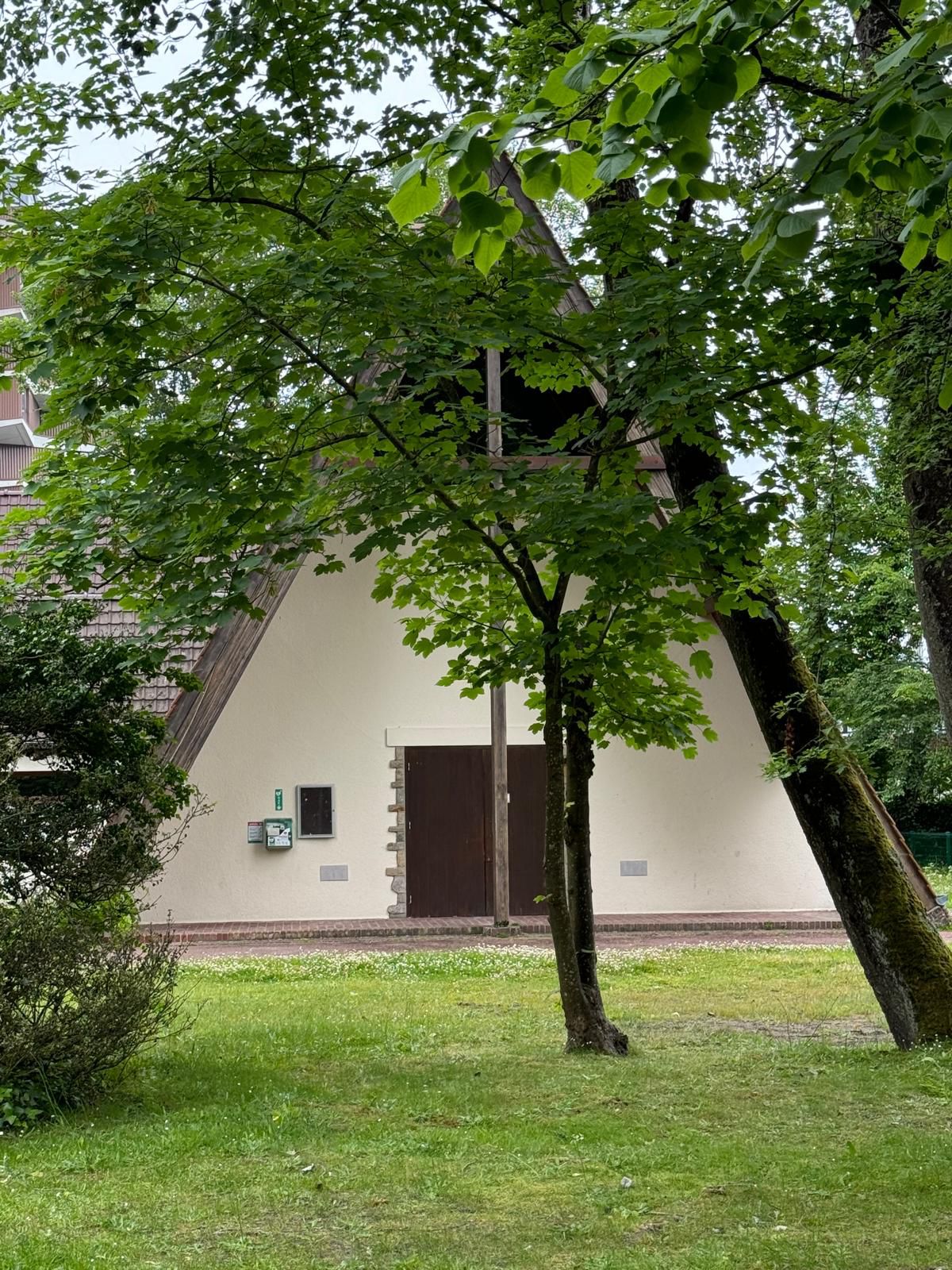 Property purchase signified by estate agent handing customer house keys